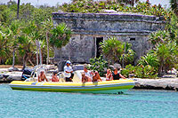 Mayan Ruins and Speedboats