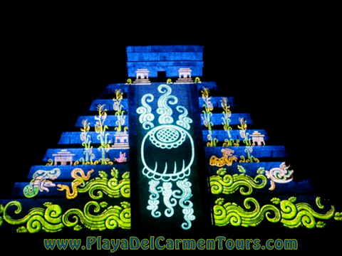 Chichen Itza Light Show