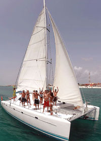Catamaran Sailing Playa del Carmen