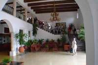 Interior of the Mayaland Hotel, Chichen Itza