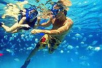 Snorkeling at Xel Ha Mexico