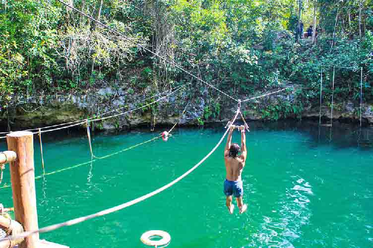 Ziplines with Cenotes in Playa del Carmen